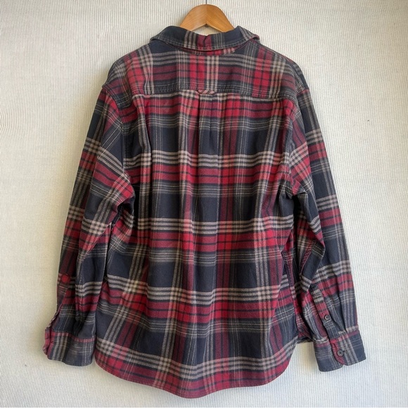 Jachs Heritage 100% Cotton Flannel Button Front Plaid Shirt Men’s Size XXL 2XL - Picture 10 of 13